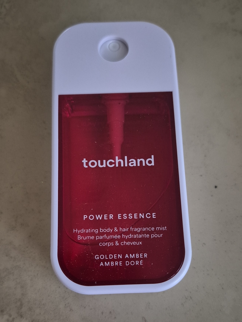 Touchland Power Essence Hydrating Body & Hair Mist — Golden Amber